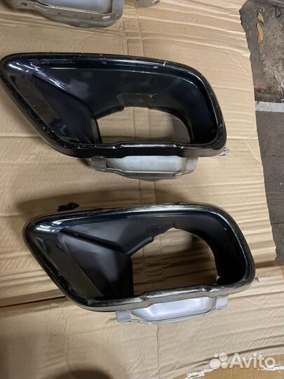 Черные насадки выхлопа BMW X5 G05,X6 G06,X7 G07