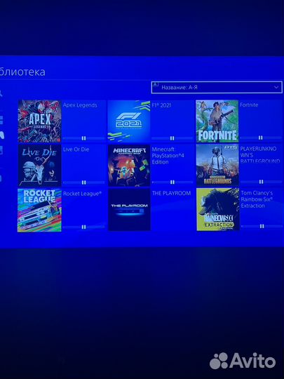 Sony playstation 4+8игр+2геймпада