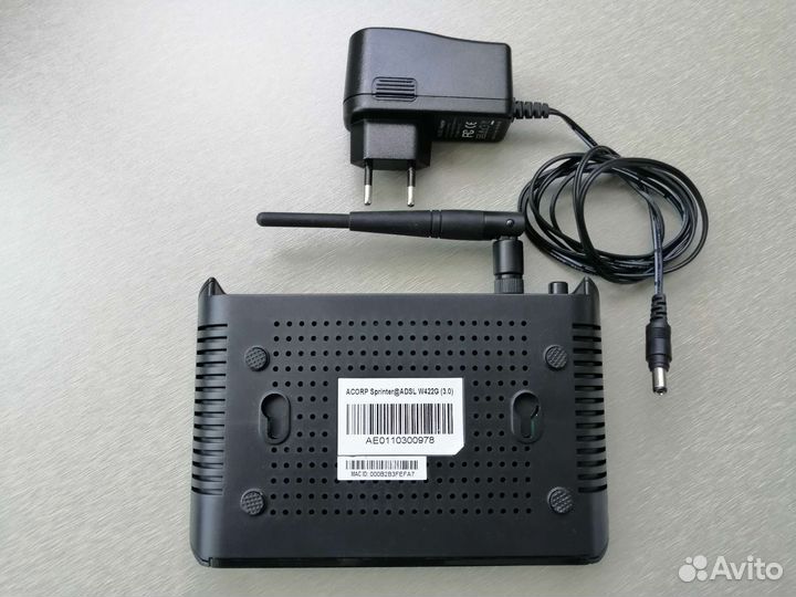 Adsl роутер Acorp Sprinter W422G
