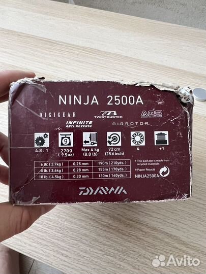 Катушка безынерционная daiwa ninja 2500