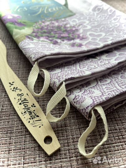 Набор полотенец «Лавандовый прованс» 3 шт.+лопатка