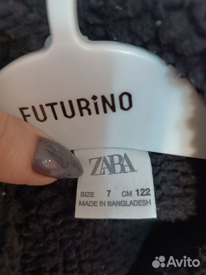 Утепленная джинсовка zara 116