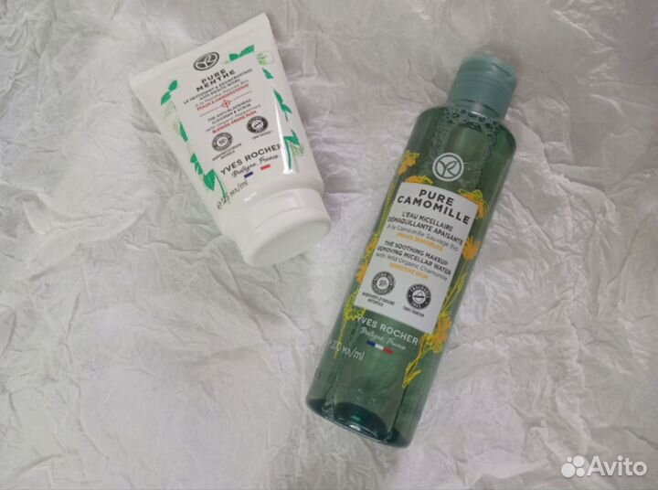 Гель для умывания и мицеллярная вода Ив роше
