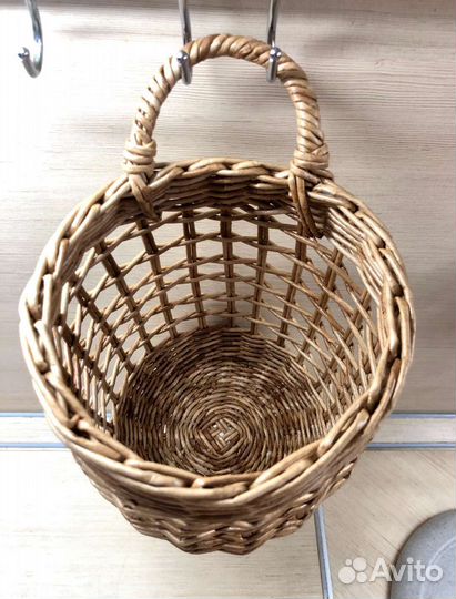Плетеная подвесная корзина zara home