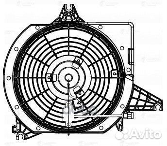 Lfac 0840 вентилятор охлаждения Hyundai Grand