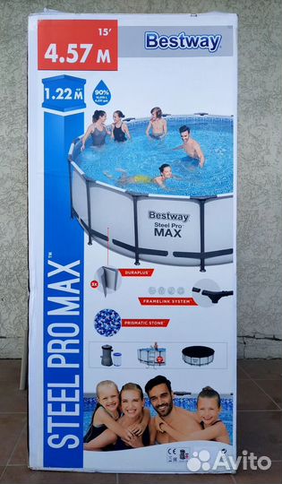 Каркасный бассейн новый