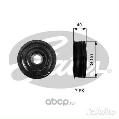 Шкив коленвала 7845-10110