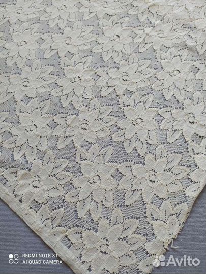 Кружевное полотно. Шитьё. Хлопок, вискоза