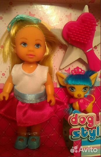 Кукла Evi с собачкой