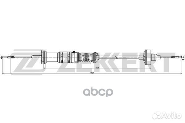 Трос сцепления VW Golf III IV 91- Vento 91- b