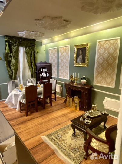 Кукольный дом большой в викторианском стиле