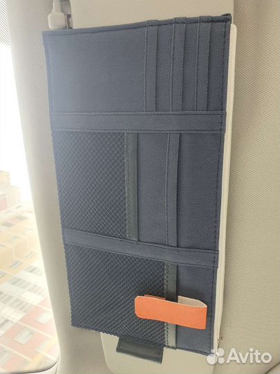 Органайзер на козырек. Органайзер в авто. Карман