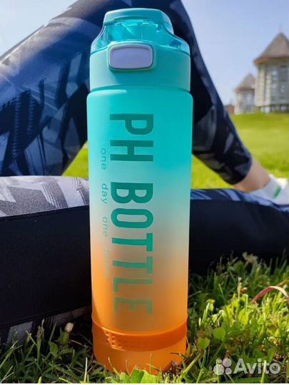 Бутылка для воды спортивная 1 литр