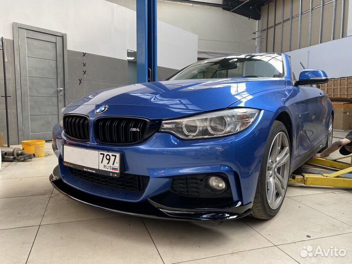 Сплиттер bmw f32 M performance