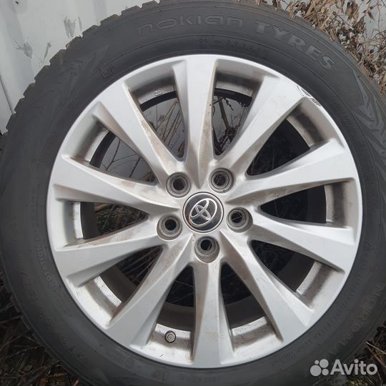 Колеса в сборе r17 зимние toyota camry