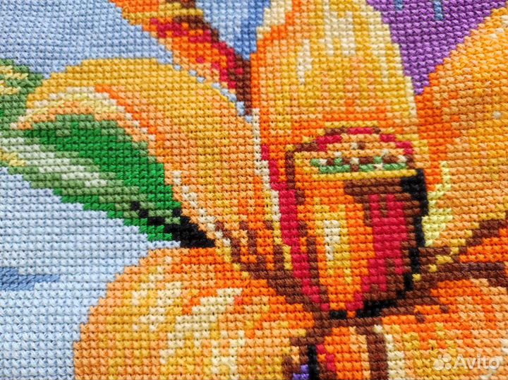 Картина вышитая крестом