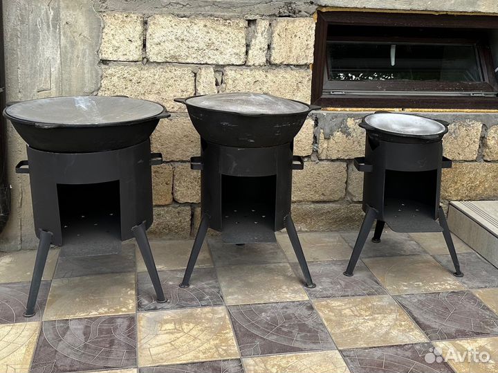 Казан Чугунный 4л, 6л, 10л, 16л, 22л