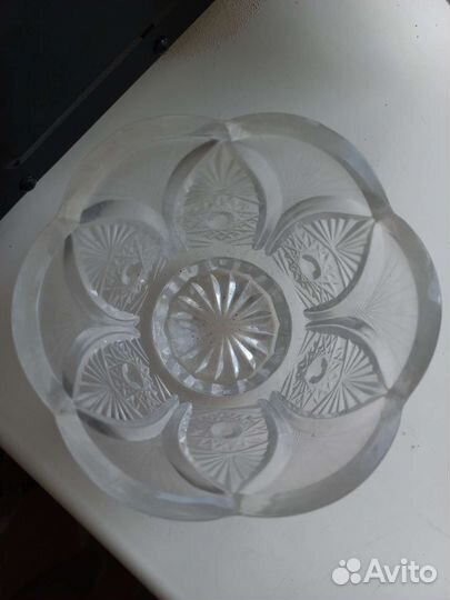 Вазы/салатники для фруктов хрустальные