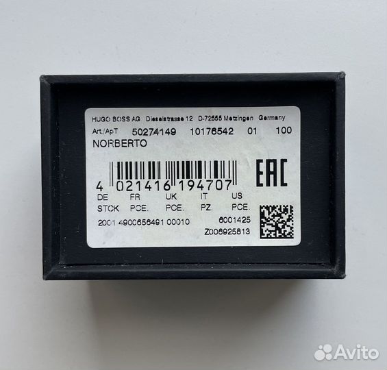 Запонки Hugo Boss новые