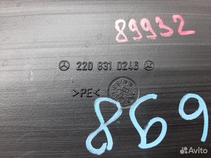 Воздуховод печки Mercedes-Benz S-Class W220