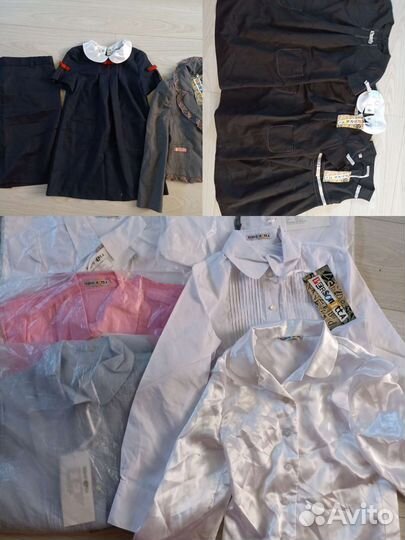 Блузка белая школьная