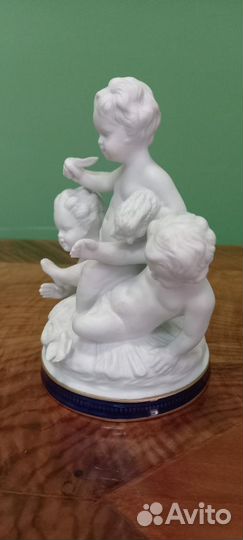 Винтажные статуэтки Путти, бисквит фарфор