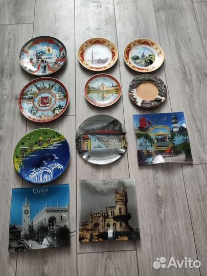 Тарелка сувенирная города