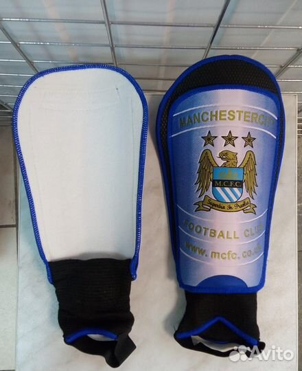 Для футбола щитки футбольные Манчестер Сити Новые