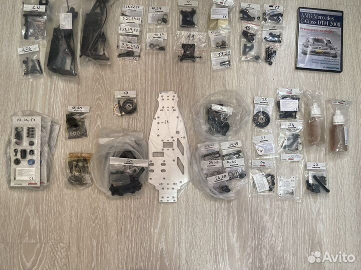 Детали для rc модели Mersedes DTM 2008 Deagostini