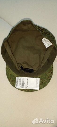Кепка цифра военная, 60 размер