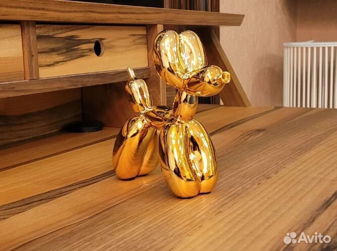 242553 Статуэтка Balloon dog (pink gold)