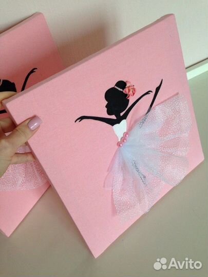 Картины ручной работы 3 шт