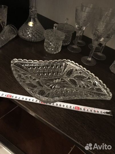 Хрусталь СССР Ваза хрустальная из СССР