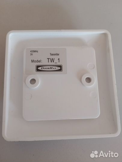 Кнопка радиоуправления, 1 канал с рамкой крепежной