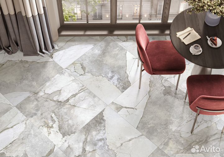 Керамогранит 80х80см карвинг