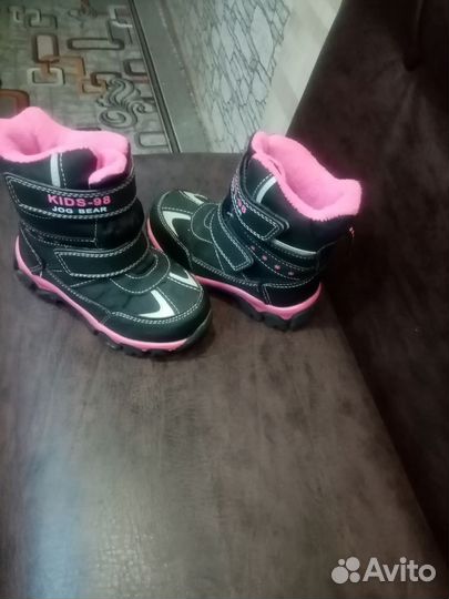 Сапоги зимние детские 27 28 размер