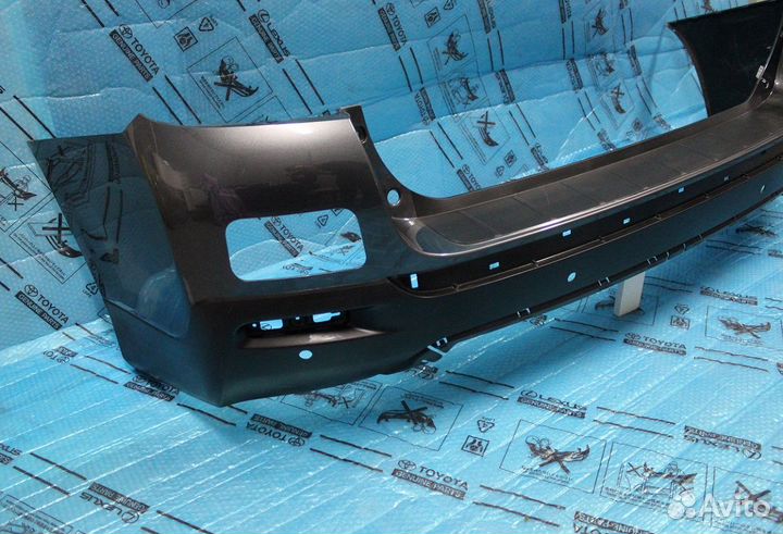 Задний бампер highlander серый оригинал №4 10-13