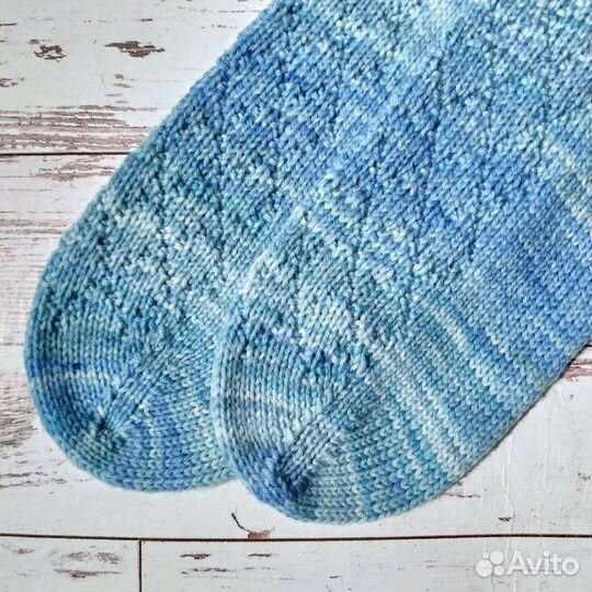 Короткие спортивные вязаные носки с задниками