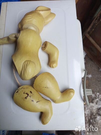 Старинные игрушка заяц СССР