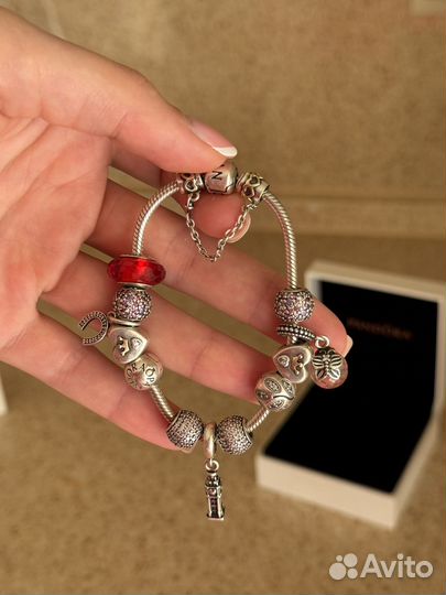 Pandora браслет и кольцо