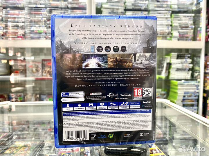 The Elder Scroll 5 Skyrim ps vr на ps 4 новый