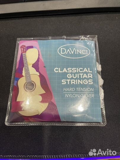 Струны для гитары Davinci новые