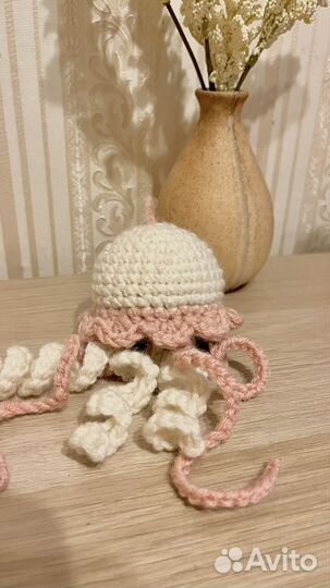 Вязанне обвесы на сумку ручной работы