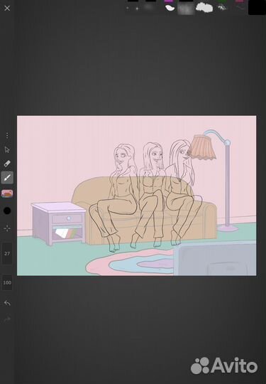 Картина по мотивам мультсериала Симпсоны