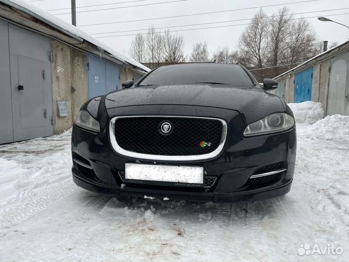 Комплект накладок переднего бампера Jaguar xj x351
