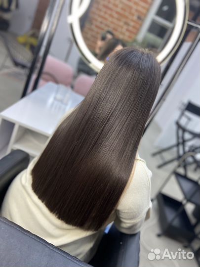 Кератиновое выпрямление