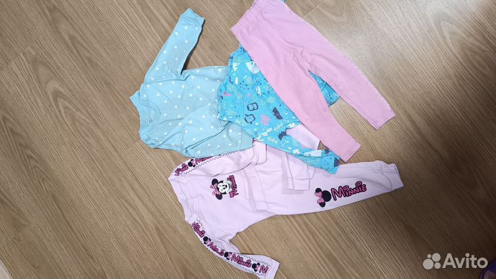 Вещи пакетом на девочку 74-86