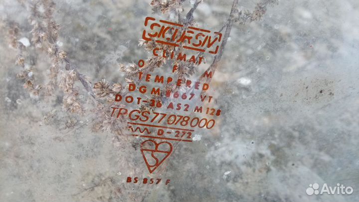 Стекло заднее opel ascona