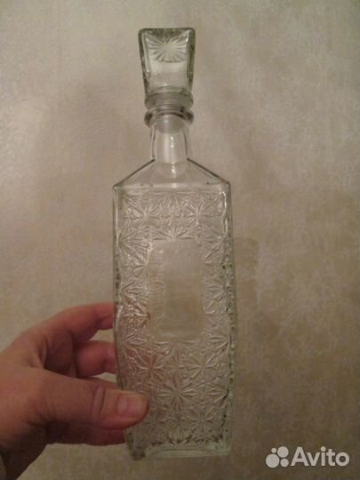 Штоф, Стеклянный графин 0,5 литра