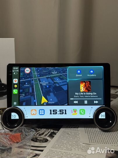 Магнитола 2 din android с крутилками на любой авто